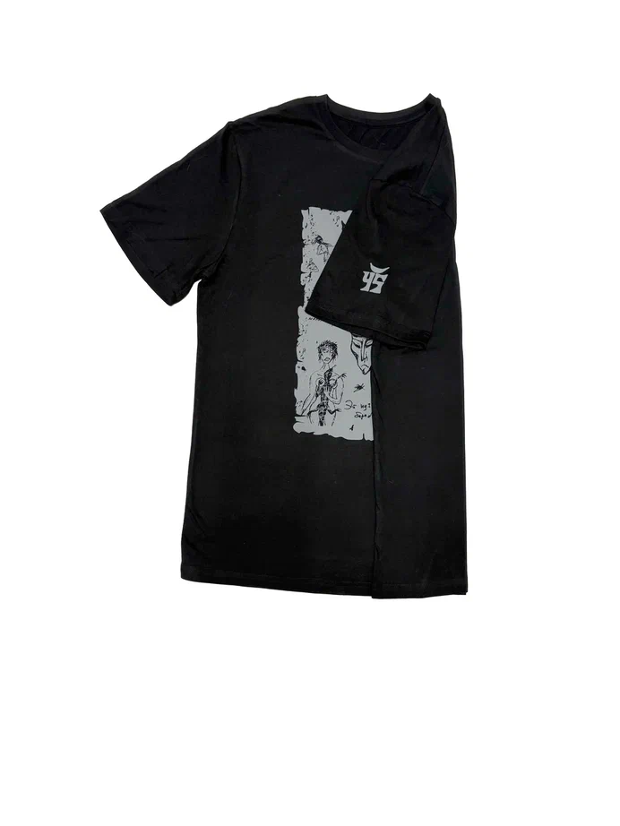 Футболка «Дым, коллаж»