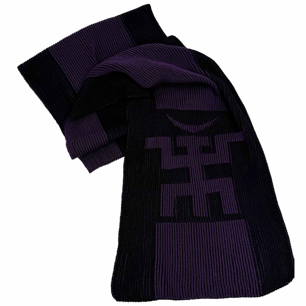 Шарф Фиолетово-Чёрный Пикник