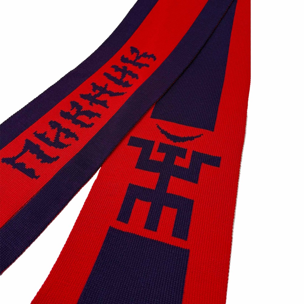 Шарф Фиолетово-Красный Пикник 