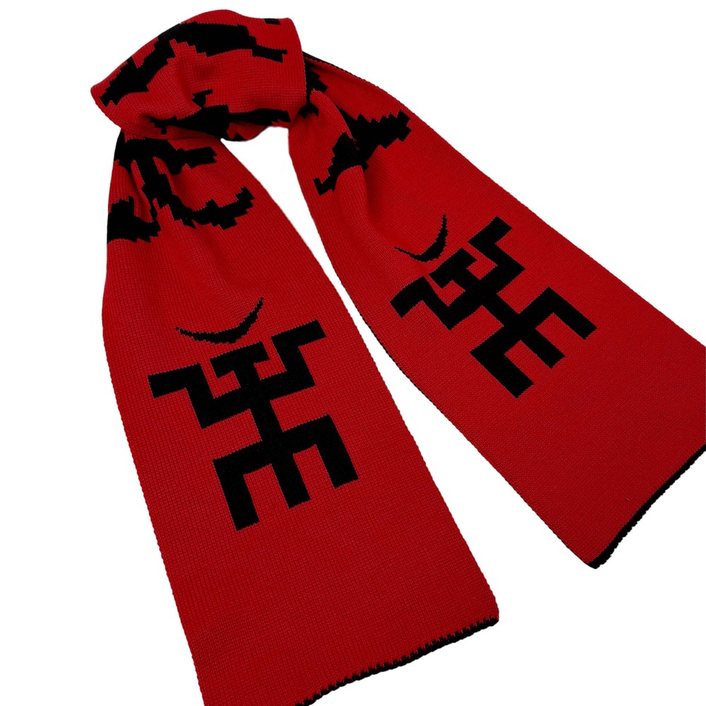 Шарф Красно-Чёрный Пикник 